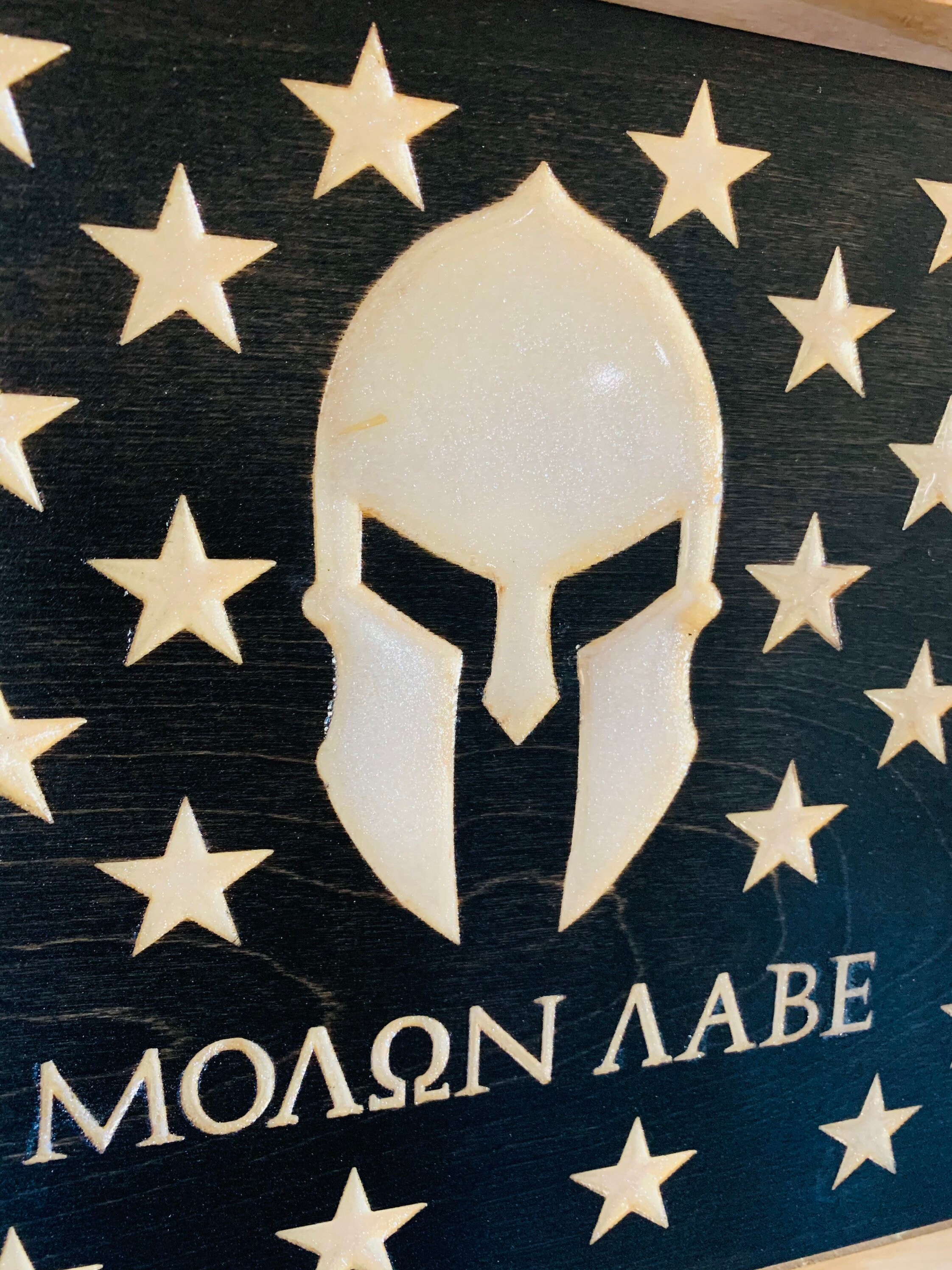 READY NOW Custom Large Moan Labe US Flag Military | Etsy