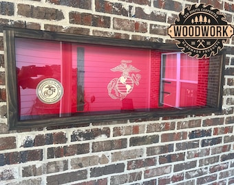 USMC Sword Shadow Box (sword not included)