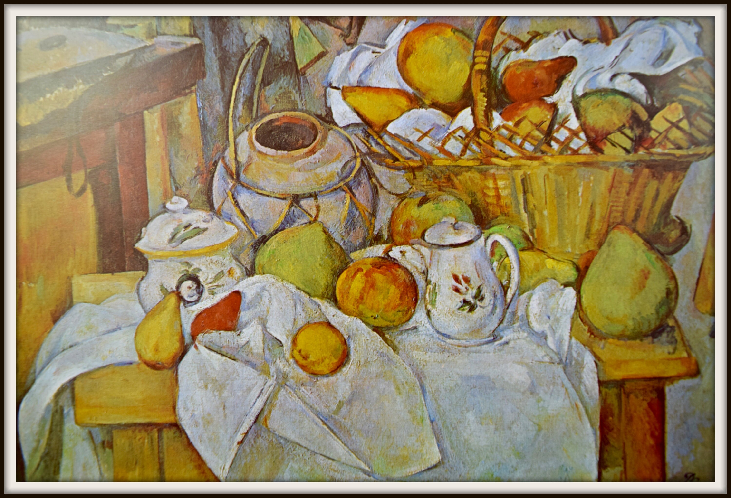 12x14 Paul Cezanne The Kitchen Table 1888 Color Plate Etsy