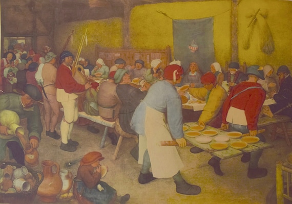 Vintage 1937 Pieter Breughel The Elder Vintage 1937 Pieter Breughel The Elder