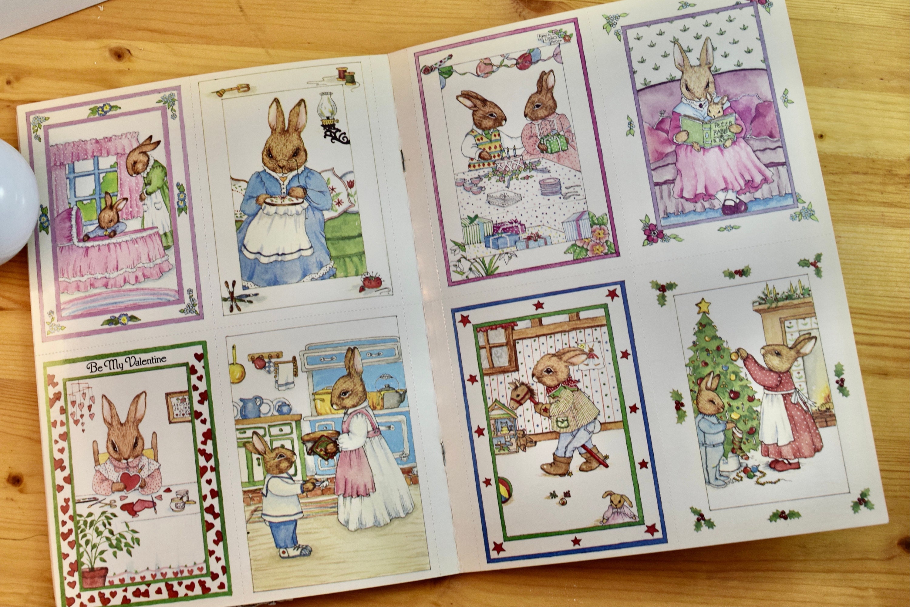 Peter Rabbit Postcards in Full Color, 24 Ready to Mail Postcards, Susan ...