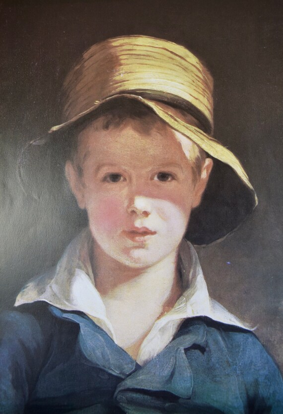 14x12 Thomas Sully The Torn Hat 1820 Color Plate Of Etsy
