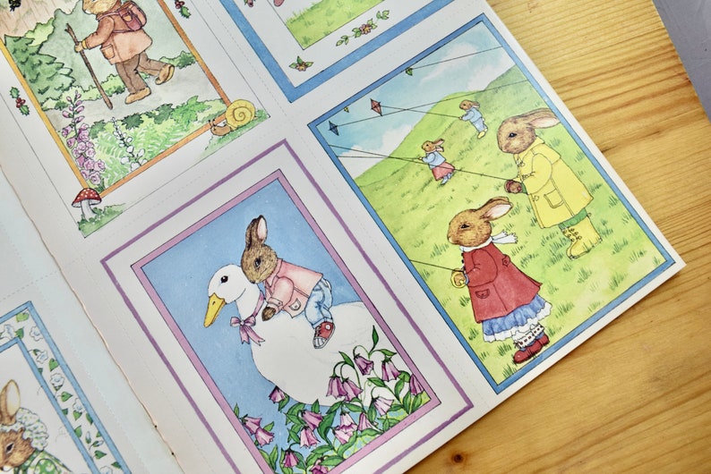 Peter Rabbit Postcards in Full Color, 24 Ready to Mail Postcards, Susan ...