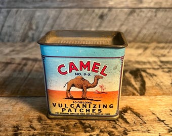 Vtg Camel Vuleanizing Patches Box With Tin Lid No 9-X - Etsy