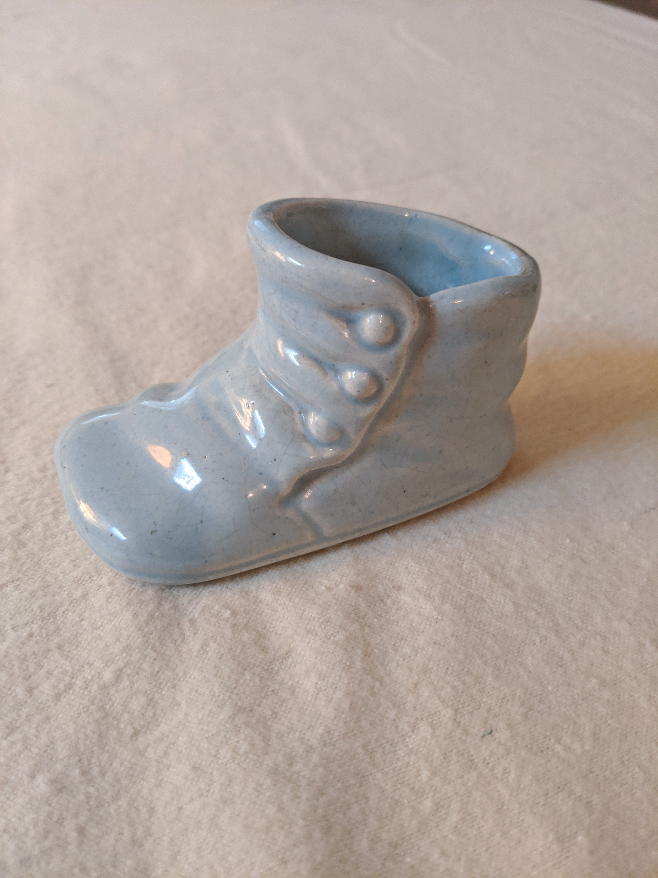 Ceramic Baby Shoe Etsy