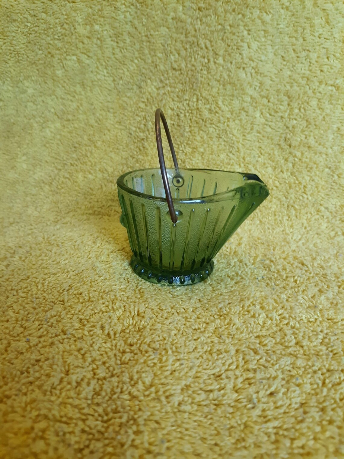 Vintage Green Bucket Ashtray Etsy