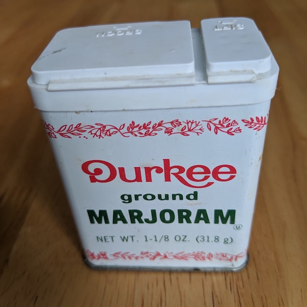 Durkee Ground Marjoram Tin Can