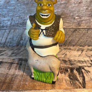 Rare 2004 Dreamworks 8” Shrek 2 Plastic Shampo Bottle Shrek And Donk  Empty