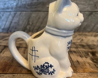 Lefton Miss Priss Kitty Cat Cookie Jar #1502 NO Lid!/ Super Cute