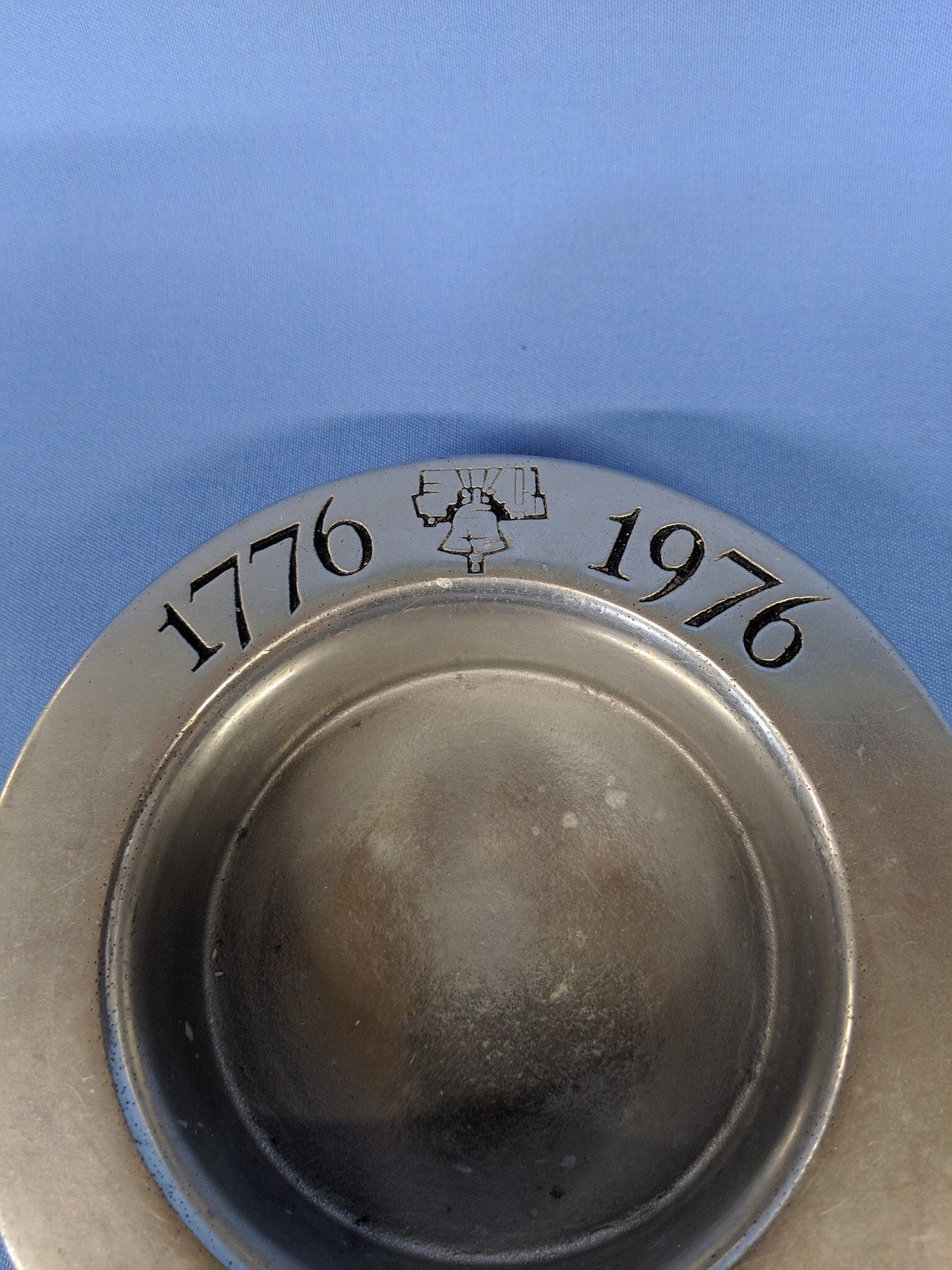 Vintage Pewter Wine Bottle Coaster Etsy