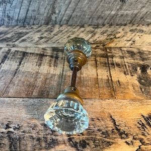 Vtg Glass Door Handle Home Decor