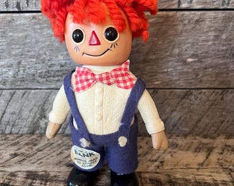 2 Banks Raggedy Ann & Andy 1974 Coin Bank by Royalty Industries