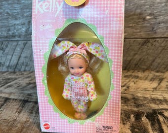 Vtg Blonde Easter Cute As A Bunny Kelly Barbie Doll 2002