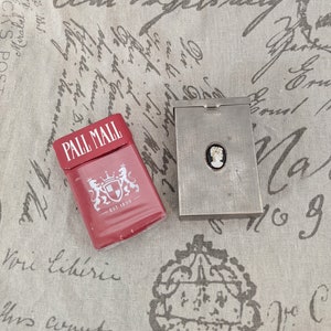 Vintage Cigarette Tin Can Holder