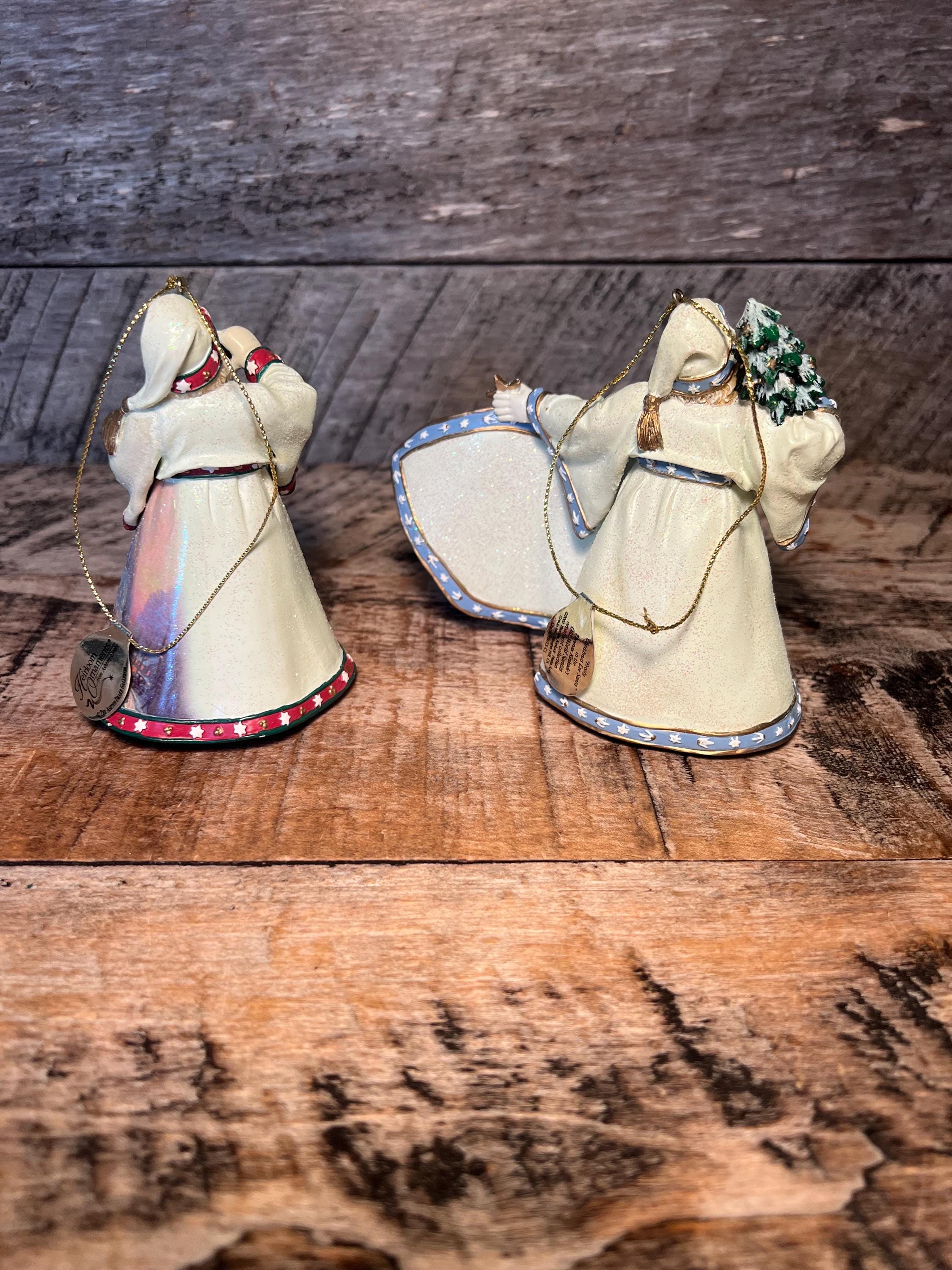Thomas Kinkade Old World Santa Ornaments Set - Etsy