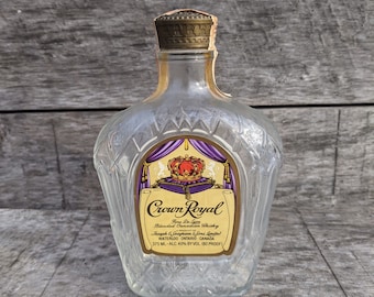 Vintage Crown Royal 1981 Bottle.