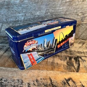 Coral Across America American Skylines Cigarette Tin Container