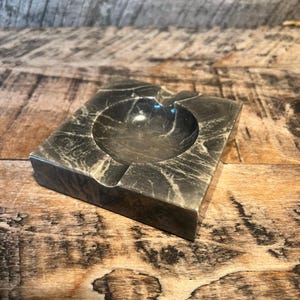 Vintage Marble Ashtray - Etsy