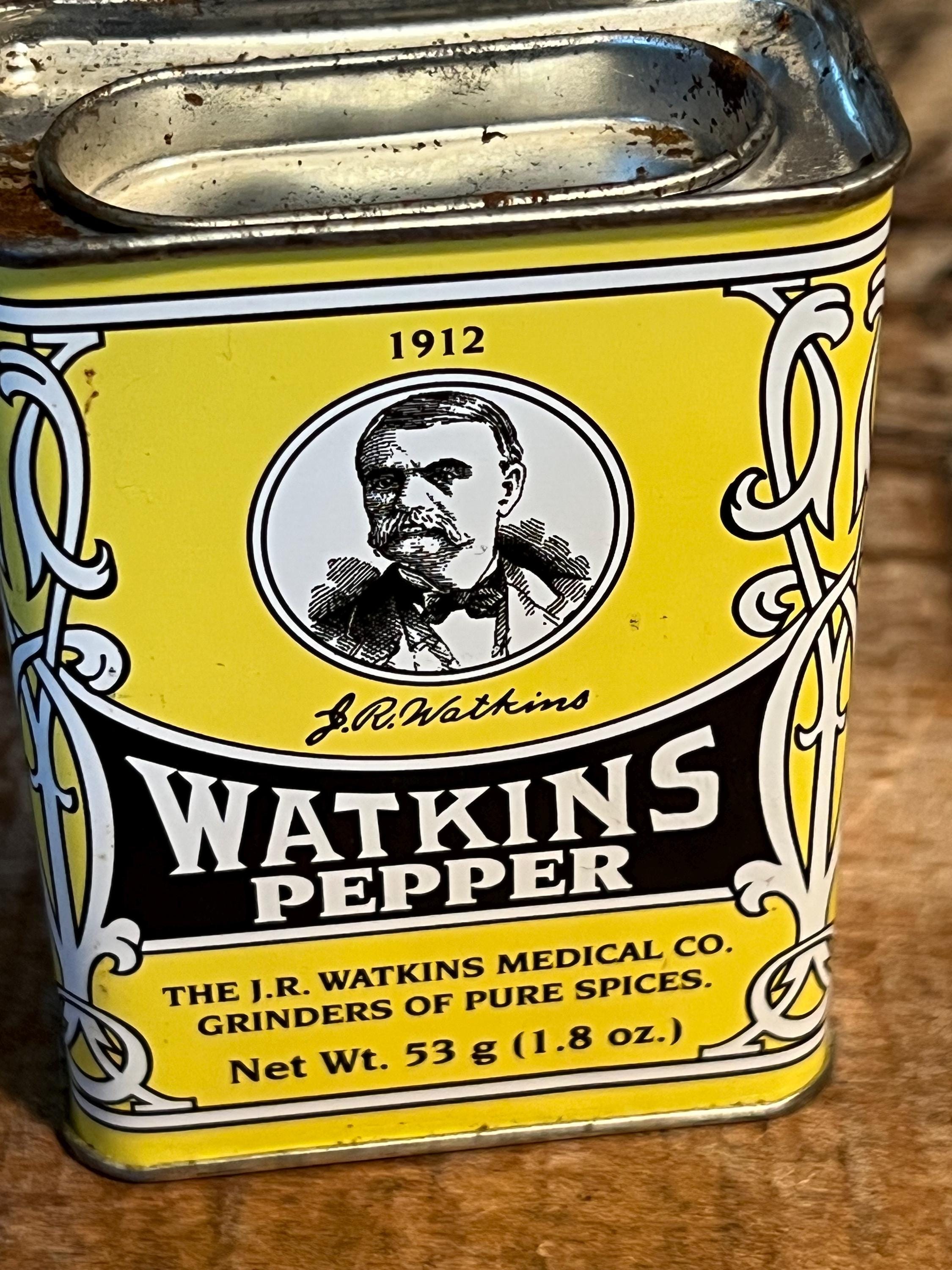 Vtg Watkins Tin Can the JR Watkins Company 1.8 Oz - Etsy