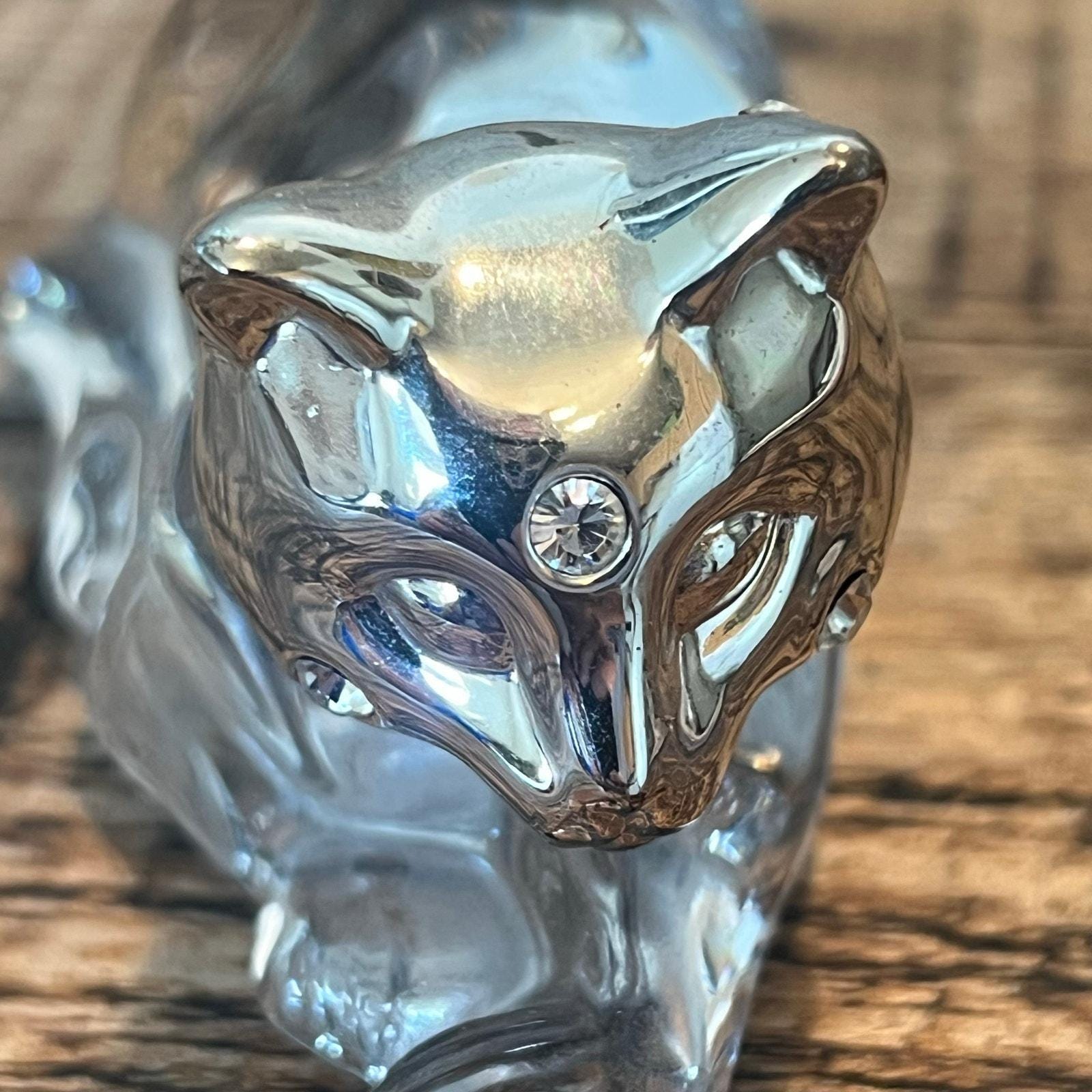 Lenox Crystal Cat - Etsy