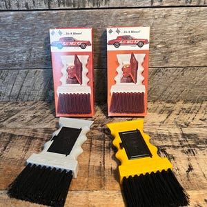 Vtg Auto Whis Kit Brush With Bottle Opener Ice Scraper And Key Chain