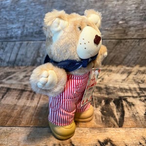 Vtg Wendy’s Promotional Furskins Bear With Tag