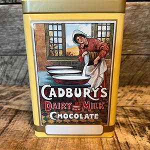 Vtg Cadburys Dairy Milk Chocolate Tin Container England