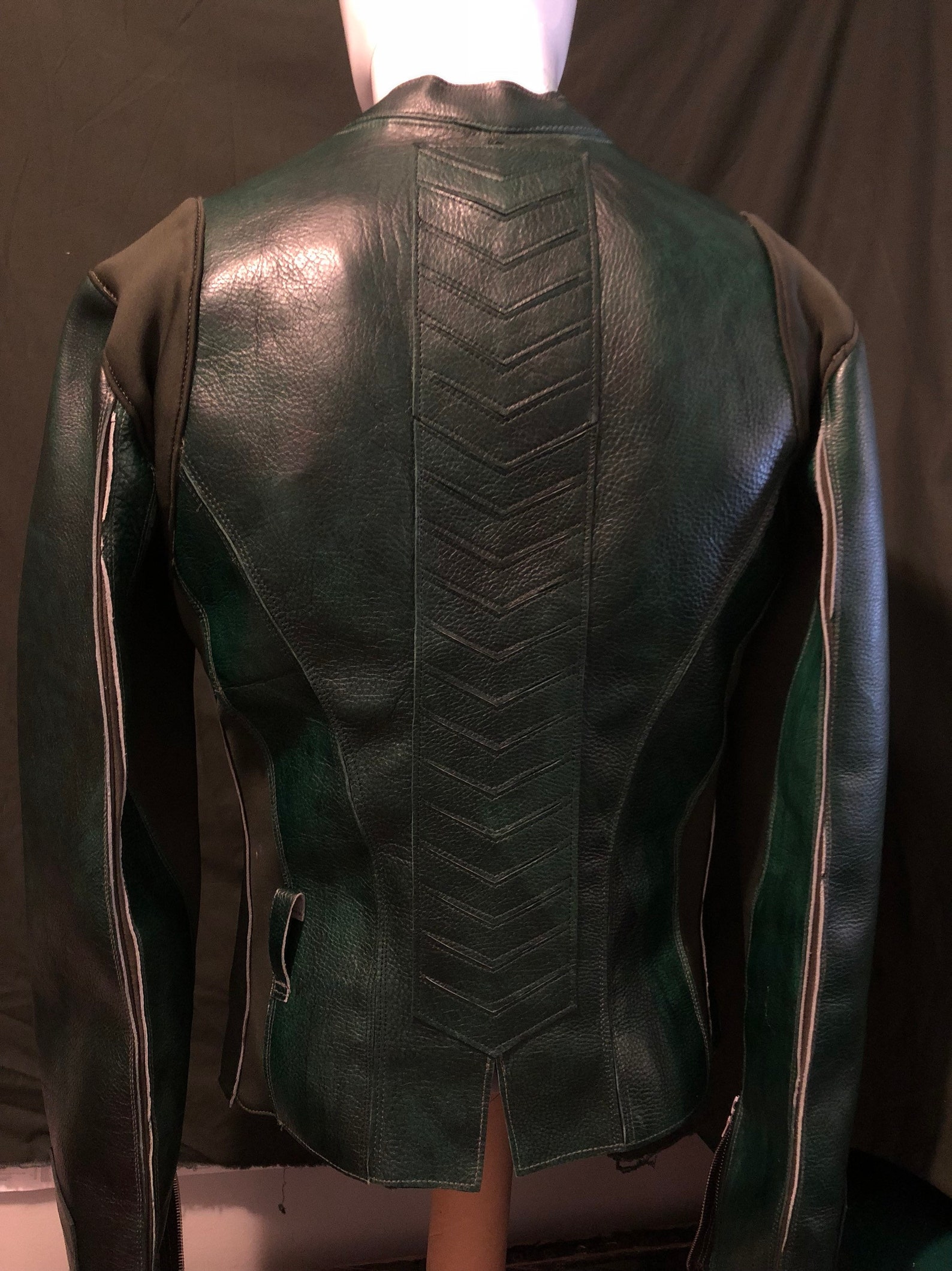 Intimidating Jacket The Vigilante Leather Jacket AND Hood Inspired by the - Etsy