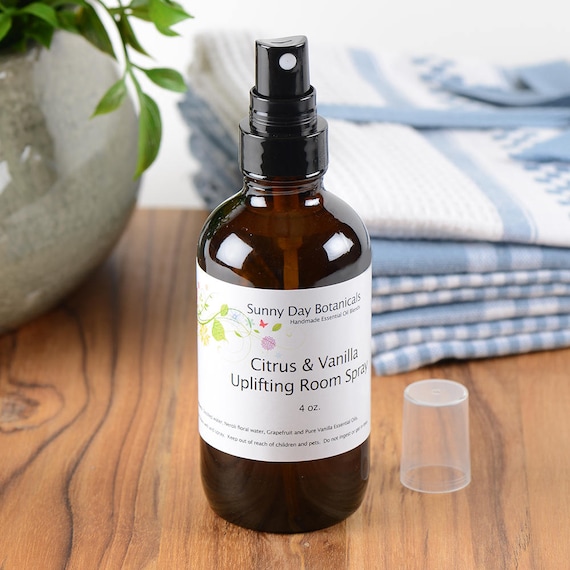 Citrus & Vanilla Uplifting Room Spray - 4 oz Spray Bottle