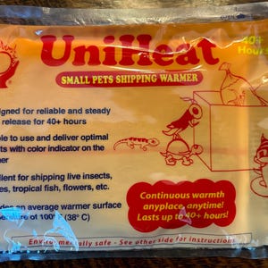 Heat Pack for live plant shipping