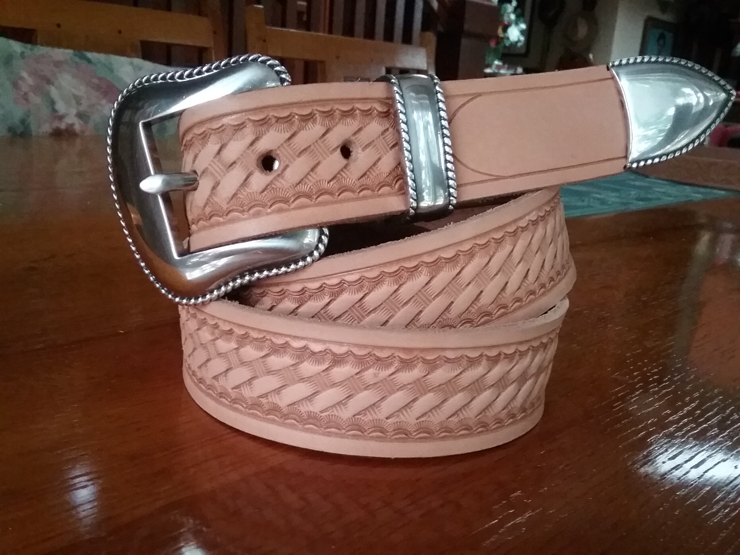 hand tooled leather belt patterns