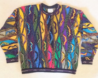 Coogi Sweater Bright Colors Cotton Size Large Coogi Sweater Bright Colors Cotton Size Large