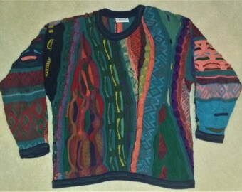 90s Coogi Colorful Cotton Sweater Medium 90s Coogi Colorful Cotton Sweater Medium