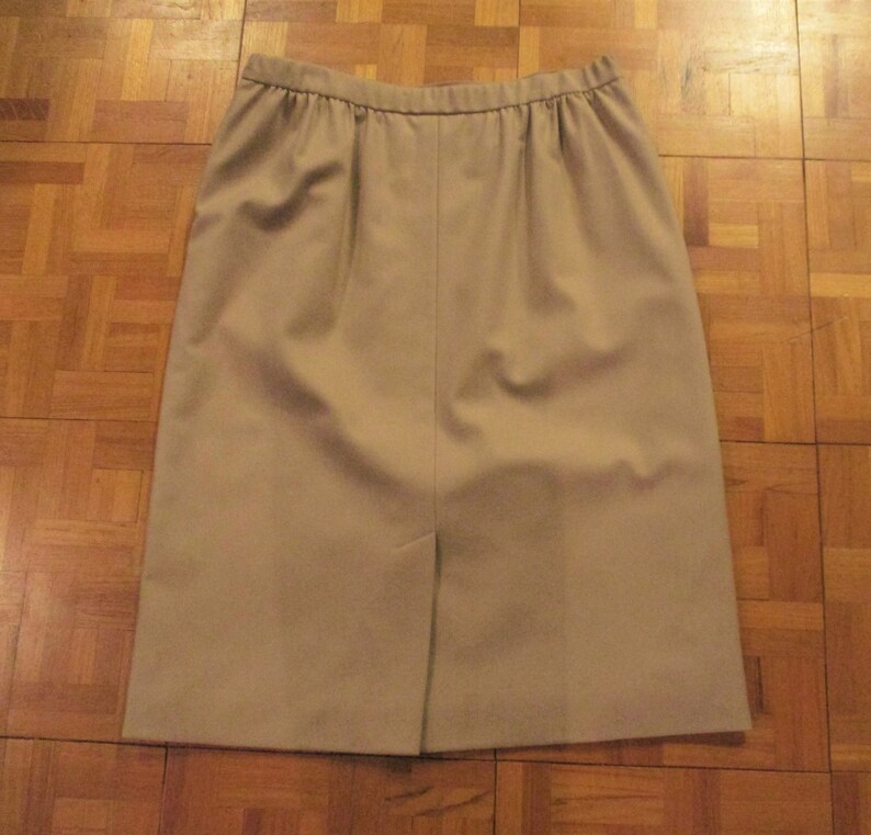 Pendleton Wool Camel Pocket Skirt 16 Petite