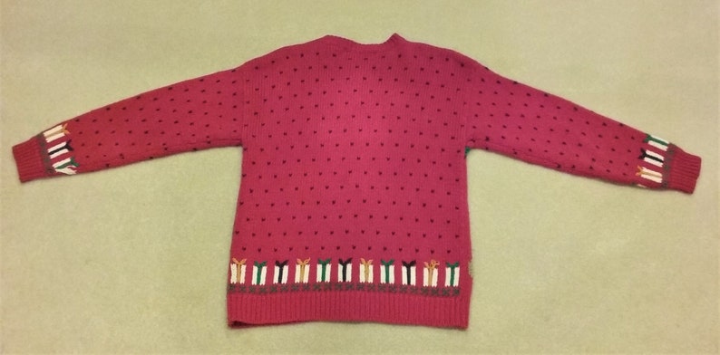 Christmas Teddy Bear Cardigan Small