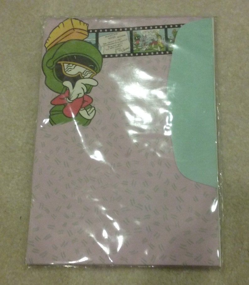 90s Looney Tunes Marvin The Martian Stationery Set