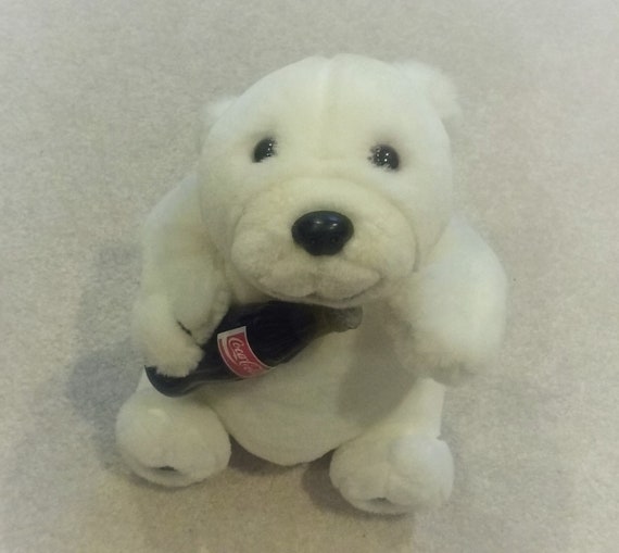 coca cola polar bear plush