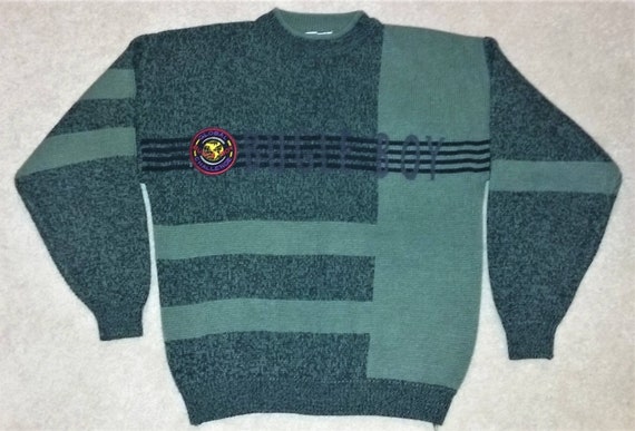 90s Bugle Boy Logo Sweater Large Etsy 90s Bugle Boy Logo Sweater Large Etsy