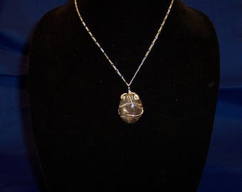 Rutilated Quartz Cabochon in Sterling Zilver
