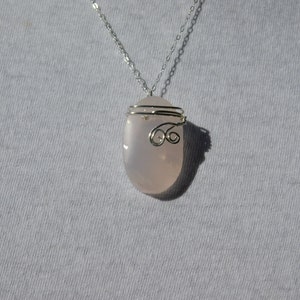 Rose Quartz in Sterling Silver