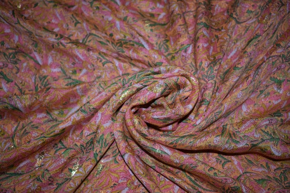 Sari jaune Print Georgette Sari Floral Print jaune Design artisanat tissu imprimé Vintage e684a6 Sari jaune Print Georgette Sari Floral Print jaune Design artisanat tissu imprimé Vintage e684a6