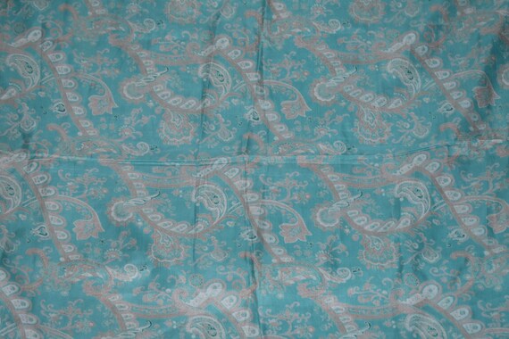 Saree Turquoise Turquoise Saree 100 % Pure soie de Sari imprimé Floral Print Design artisanat tissu imprimé Vintage f14943 Saree Turquoise Turquoise Saree 100 % Pure soie de Sari imprimé Floral Print Design artisanat tissu imprimé Vintage f14943