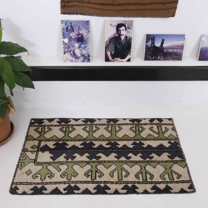 2x3 Door Mat Rug, small rug , front  rug, small rug,bathroom Mat rug ,small rug, patchwork small  rug,kitchen rug ,  wool rug, small rug