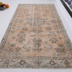 5x9  Turkish natural rug, Oushak rug, vintage rug, Area rug , rug, Carpet rug, Turkey rug, Decorative rug, Handmade rug, rugs Turkish