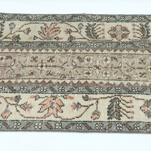 2x8 Turkish runner rug, patchwork  runner rug,oushak runner, wool rug, turkish rug, bohemian rug, area rug, carpet rug, runner rug 2x8