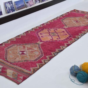 3x10 Runner rug, Oushak runner rug, Handmade runner Rug , Entryway rug ,  runner rug,  home decor runner, handmade rug, kitchen rug