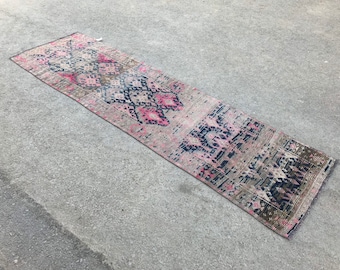 Gangtapijt, loper vintage tapijt, oushak tapijtloper, loper tapijten, Turkse loper, loper keukentapijt, loper, tapijtloper, interieurontwerp