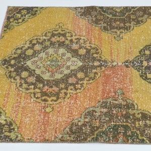 3x10 nautral Runner Rug, hallway runner, Entryway rug, Turkish runner rug , Vintage runner, Oushak runner rug, rug, Turkish  runner  rug