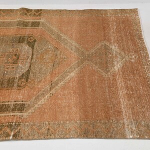 4x12 Runner Rug, hallway runner, Entryway rug, Turkish runner rug , Vintage runner, Oushak runner rug, Handmade runner,  runner rug