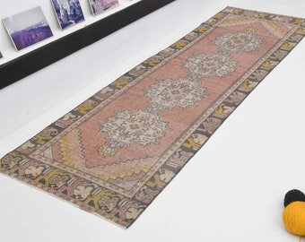3x9 Runner  rug, runner rug, Anatolian rug, Home decor, floor rug, Turkish vintage rug, Decorative rug, Turkish runner rug, runner rug
